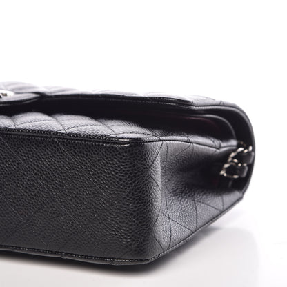Chanel Caviar Quilted Medium Double Flap Black 6 of 10