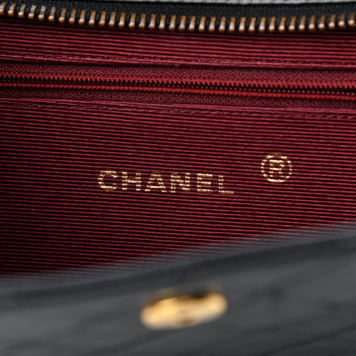 Chanel Lambskin Quilted Shoulder Bag Black 6 of 10