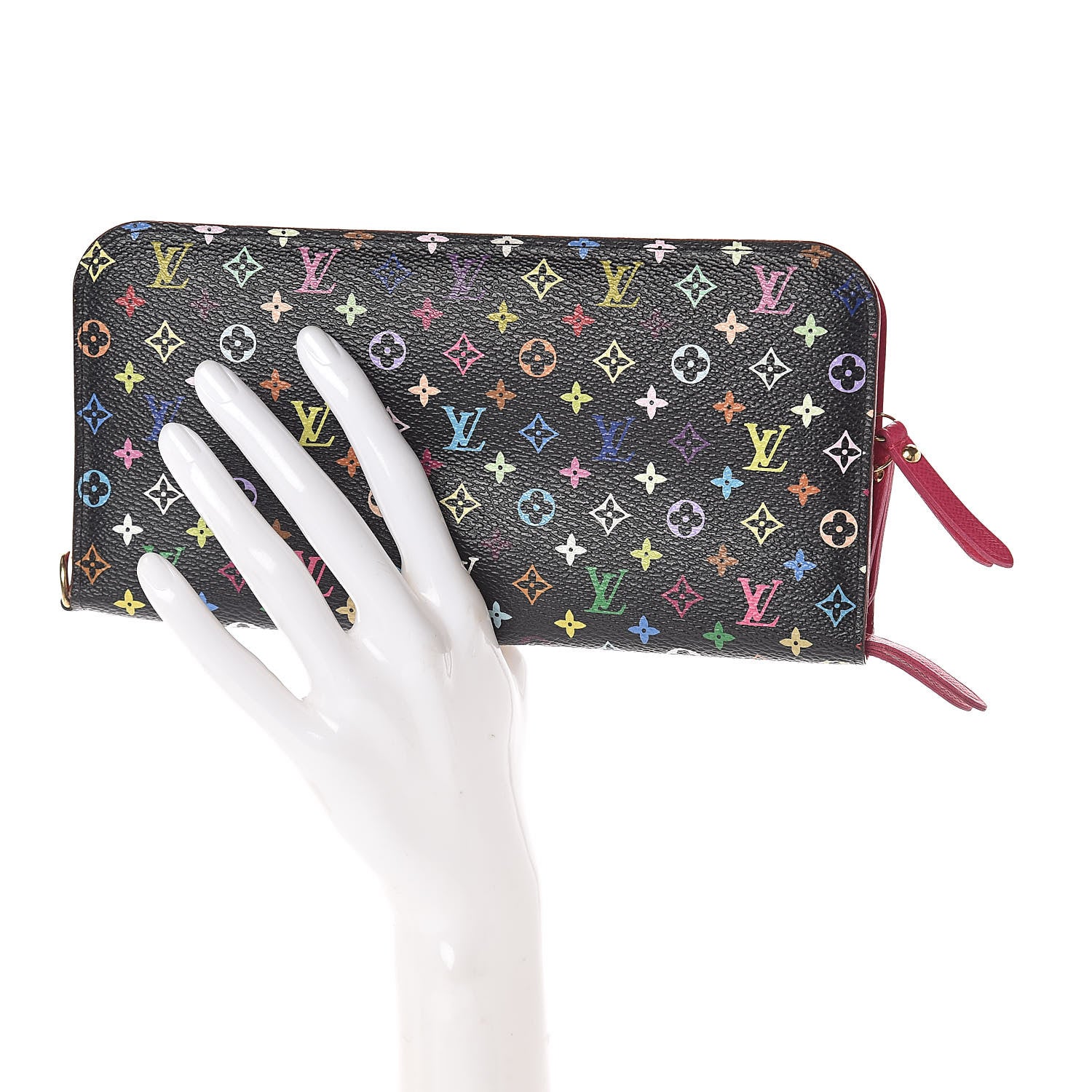 Louis Vuitton Monogram Multicolor Insolite Wallet Black Grenade 2 of 6