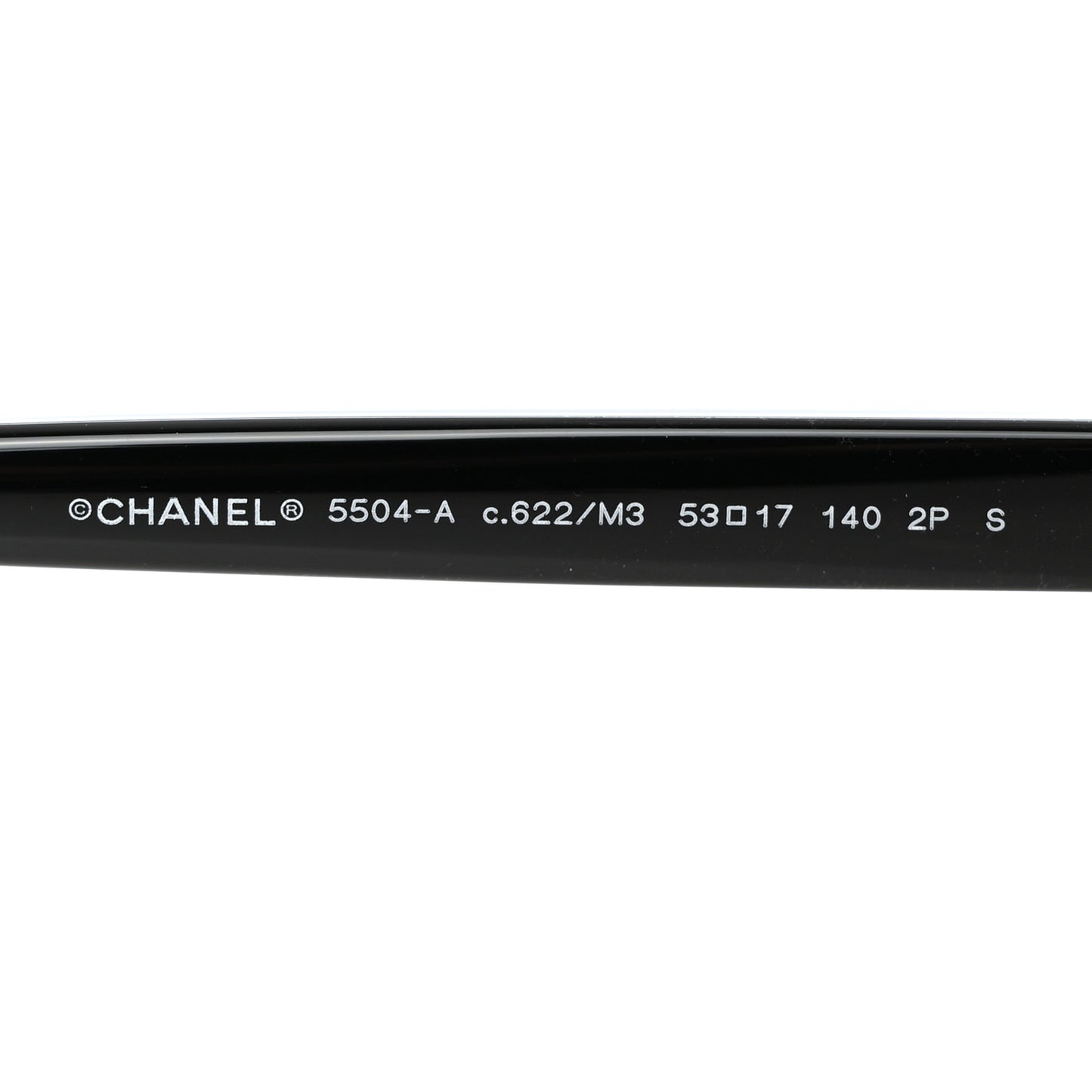 Acetate Rectangle Sunglasses 5504A Black