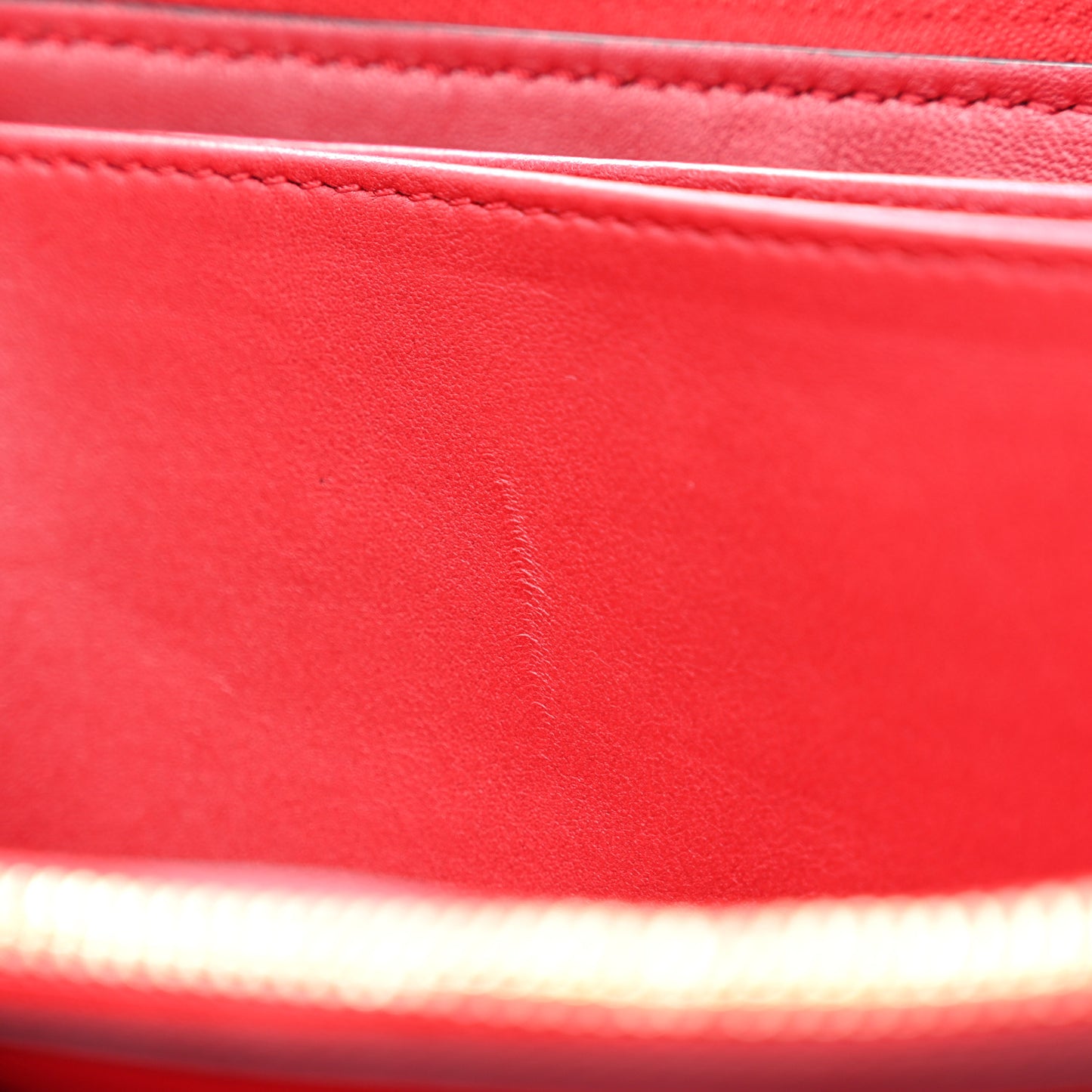 Nappa Rockstud Spike Zip Around Wallet Rubino