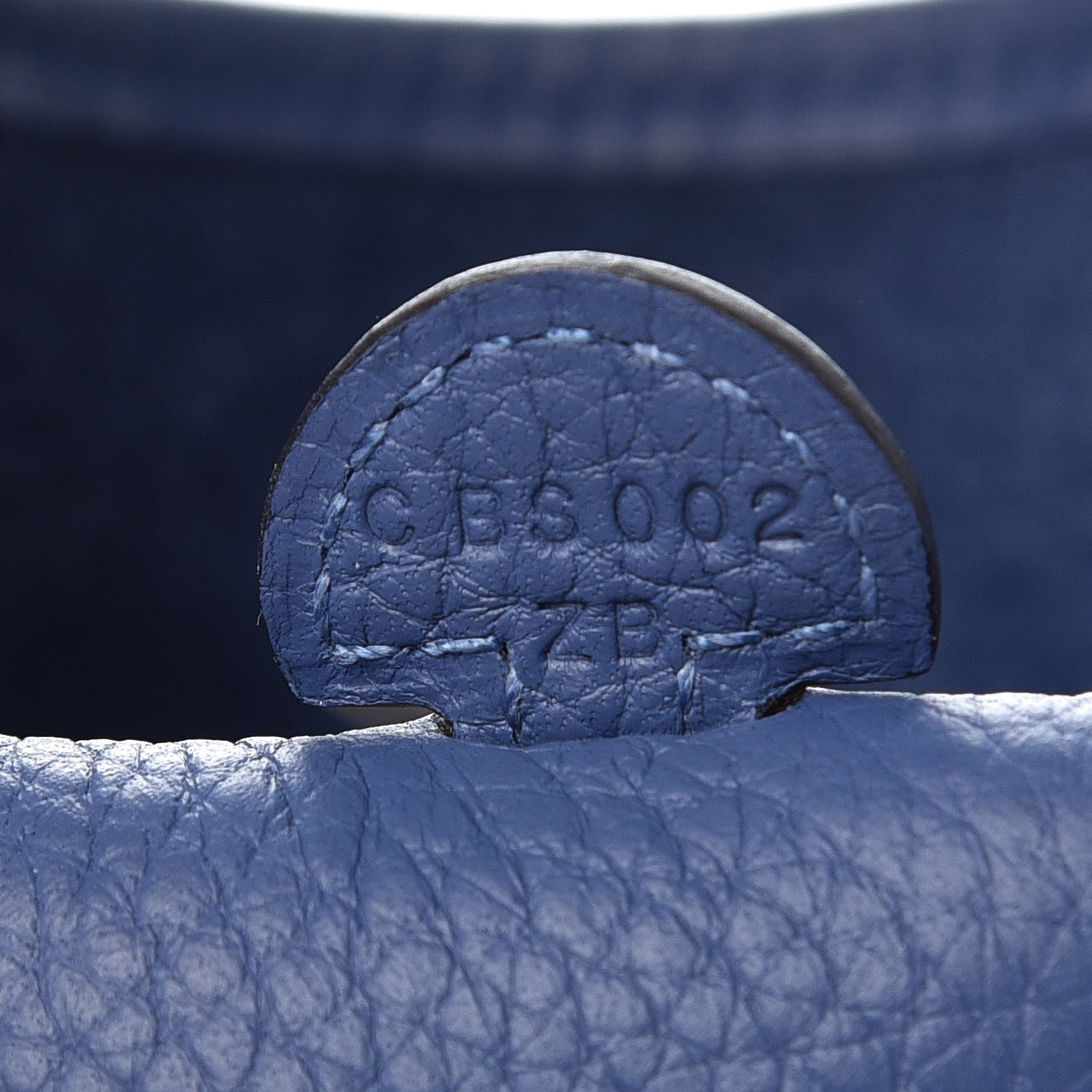 Hermes Taurillon Clemence Evelyne TPM Bleu Brighton 7 of 8