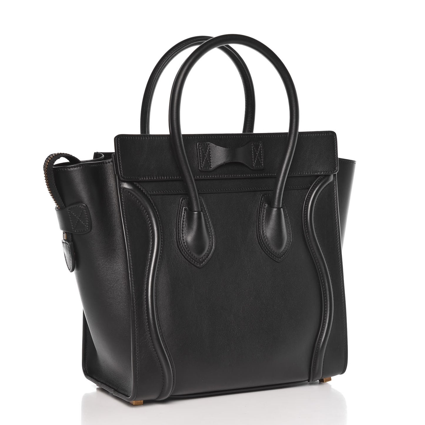 Smooth Calfskin Micro Luggage Black
