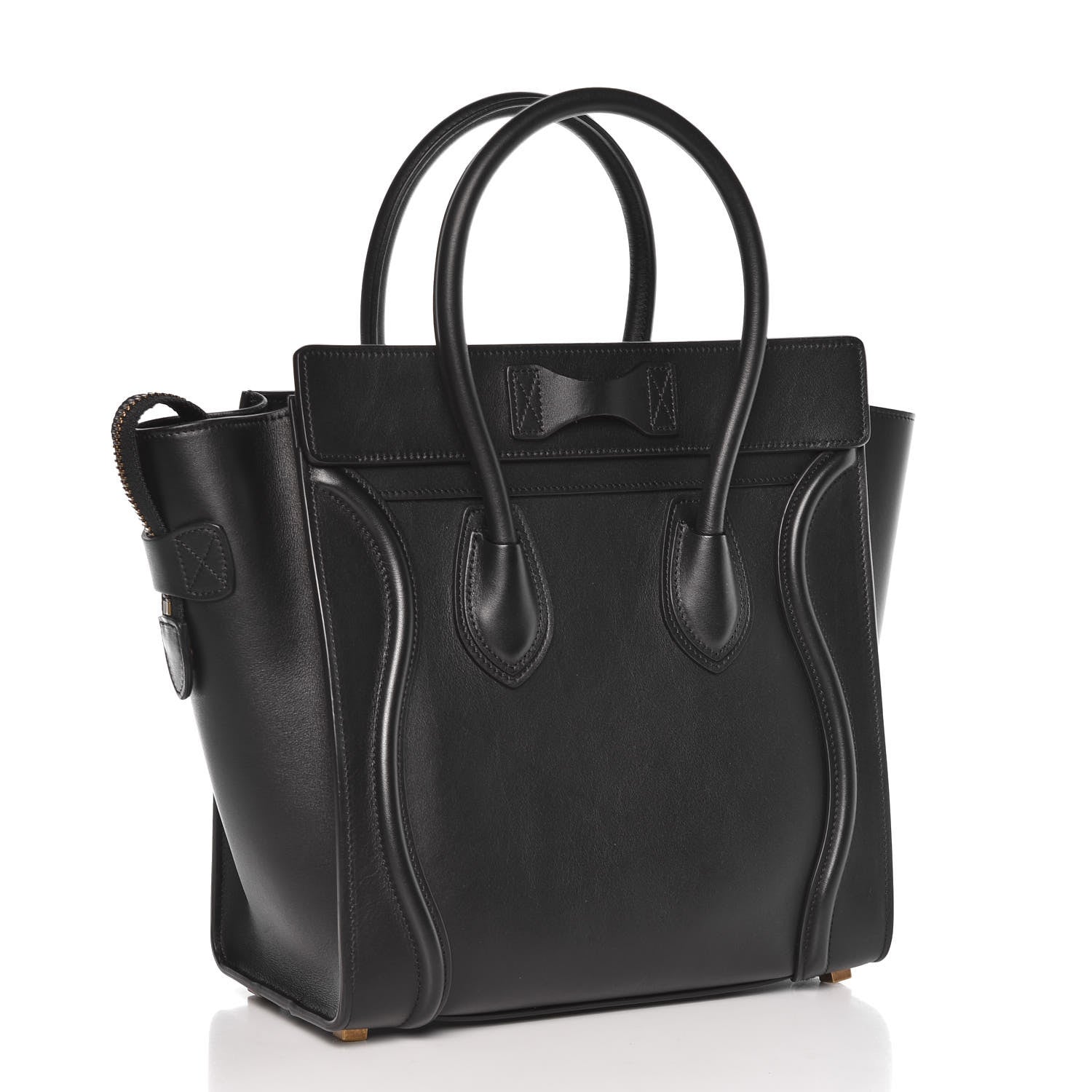 Celine Smooth Calfskin Micro Luggage Black 3 of 11