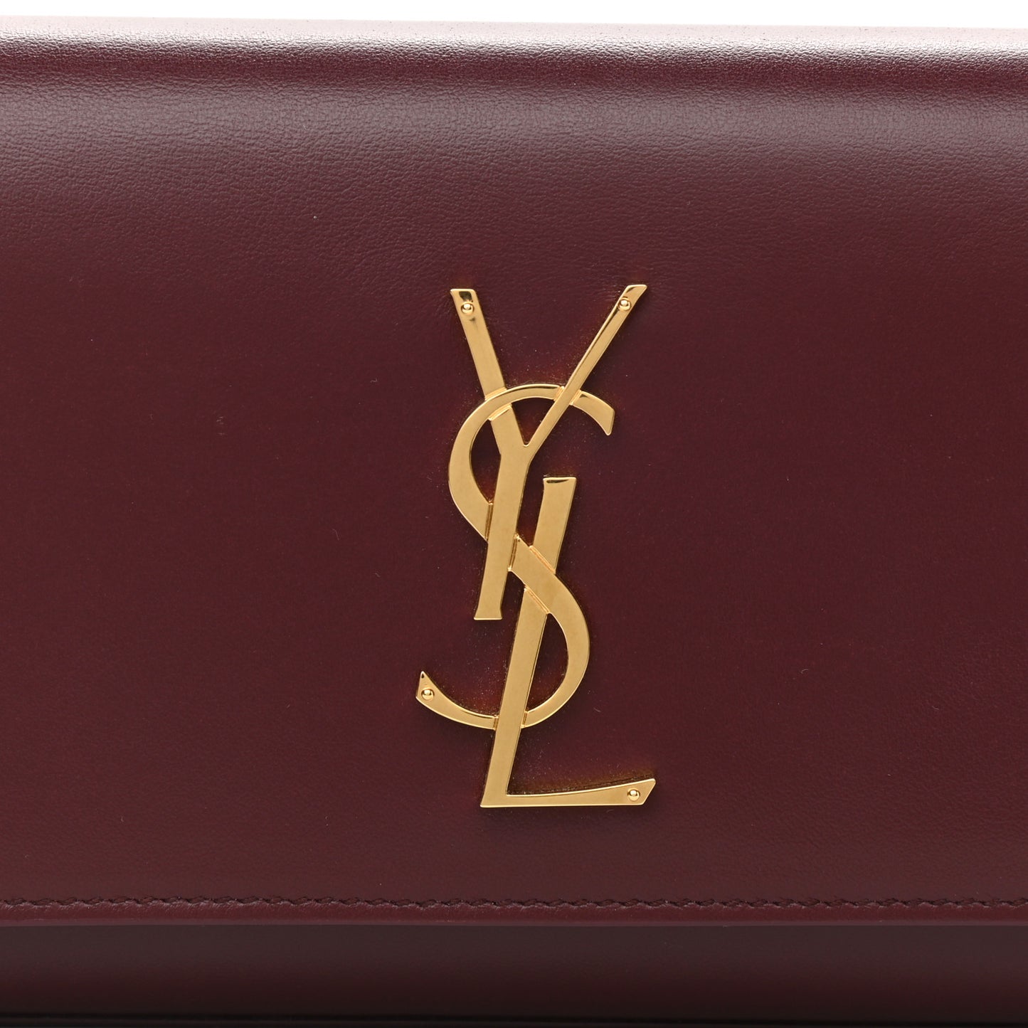 Smooth Calfskin Monogram Kate Belt Bag Rouge Legion