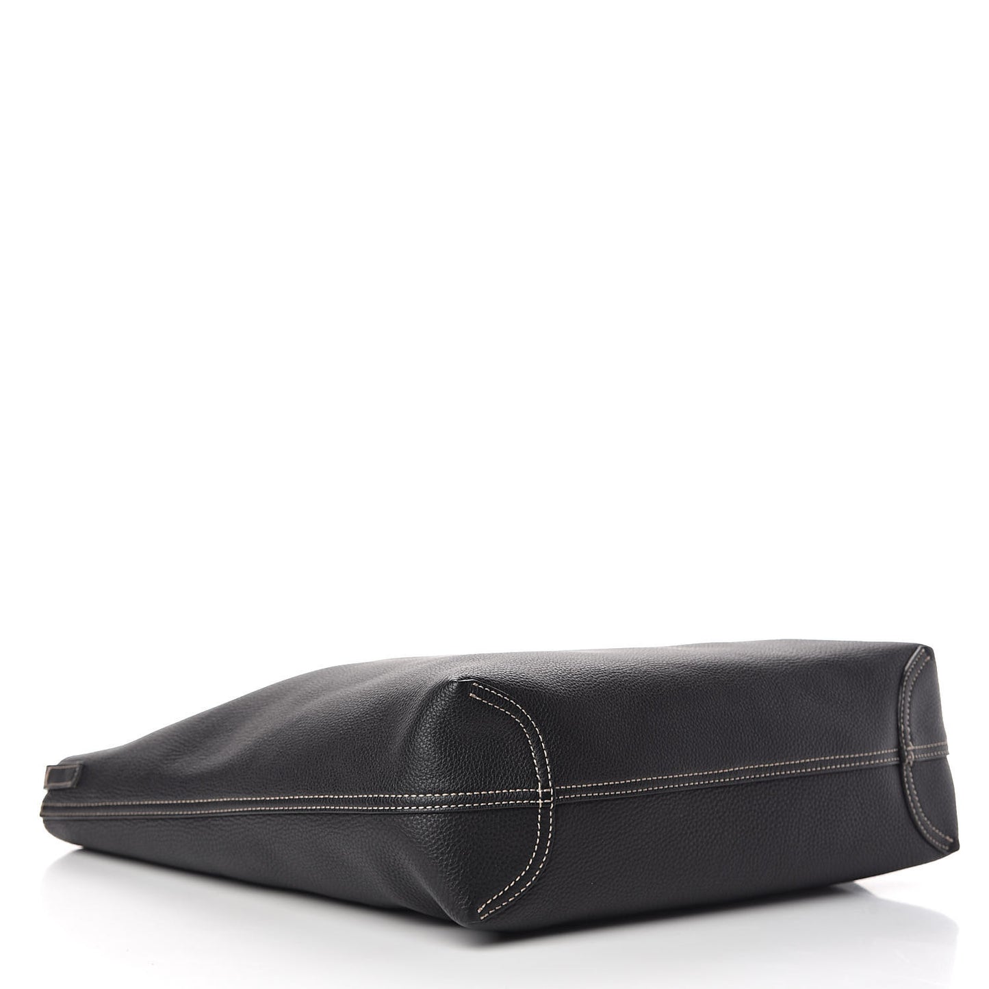 Cellarius Calfskin Bi-Color Medium Ramble Reversible Tote Black Camelia