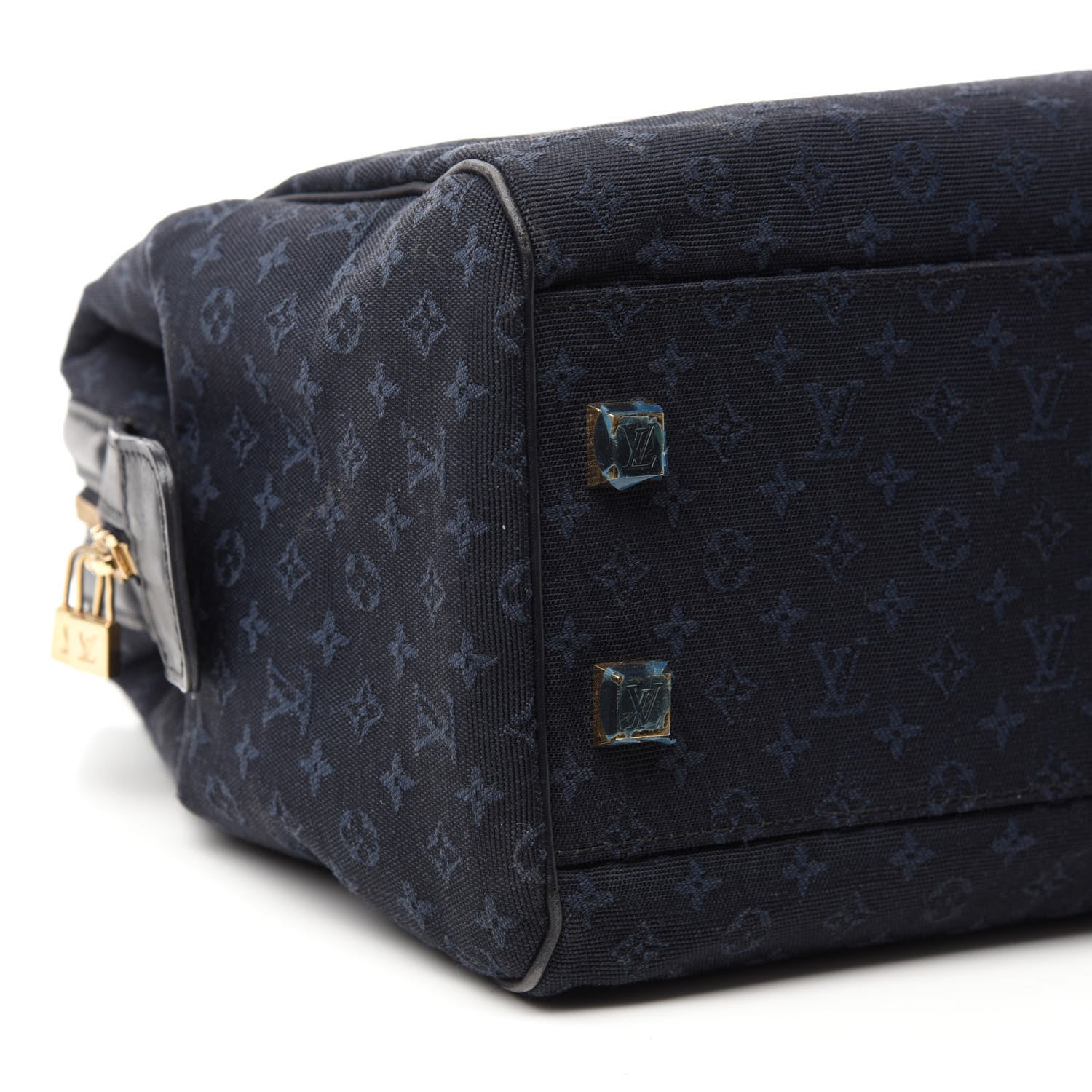 Louis Vuitton Mini Monogram Josephine GM Blue 6 of 12