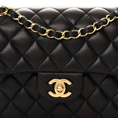 Chanel Lambskin Quilted Small Double Flap Black 8 of 11
