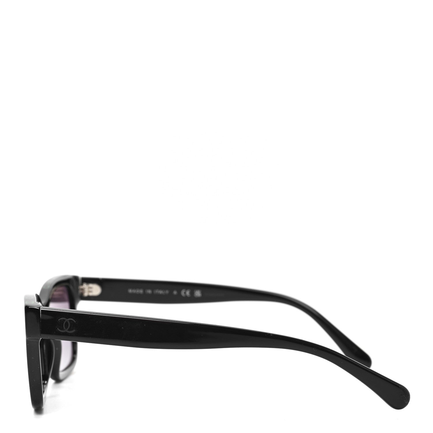 Chanel Acetate Square Sunglasses 5417 Black 3 of 6