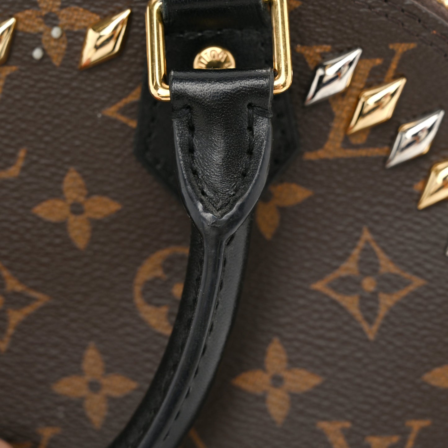 Monogram Macassar Studded Alma BB