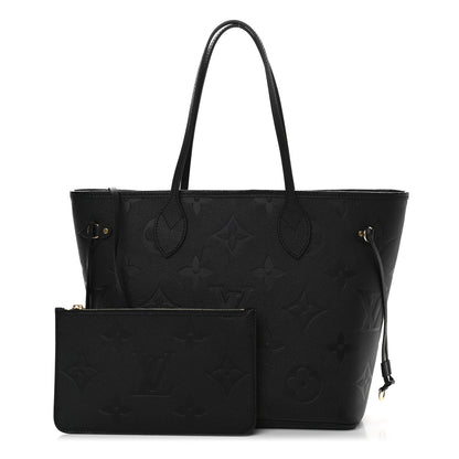 Louis Vuitton Empreinte Monogram Giant Neverfull MM Black 1 of 9