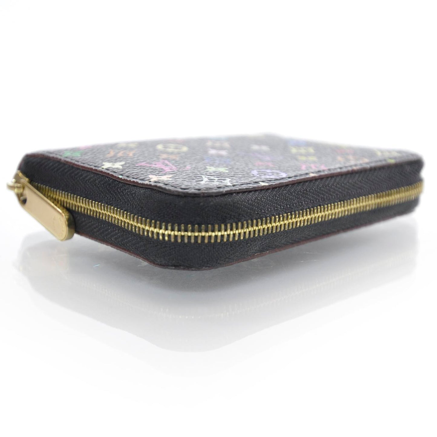 Monogram Multicolor Zippy Coin Purse Black Violet