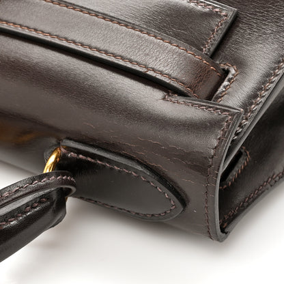 Hermes Box Kelly Sellier 28 Chocolate 18 of 18
