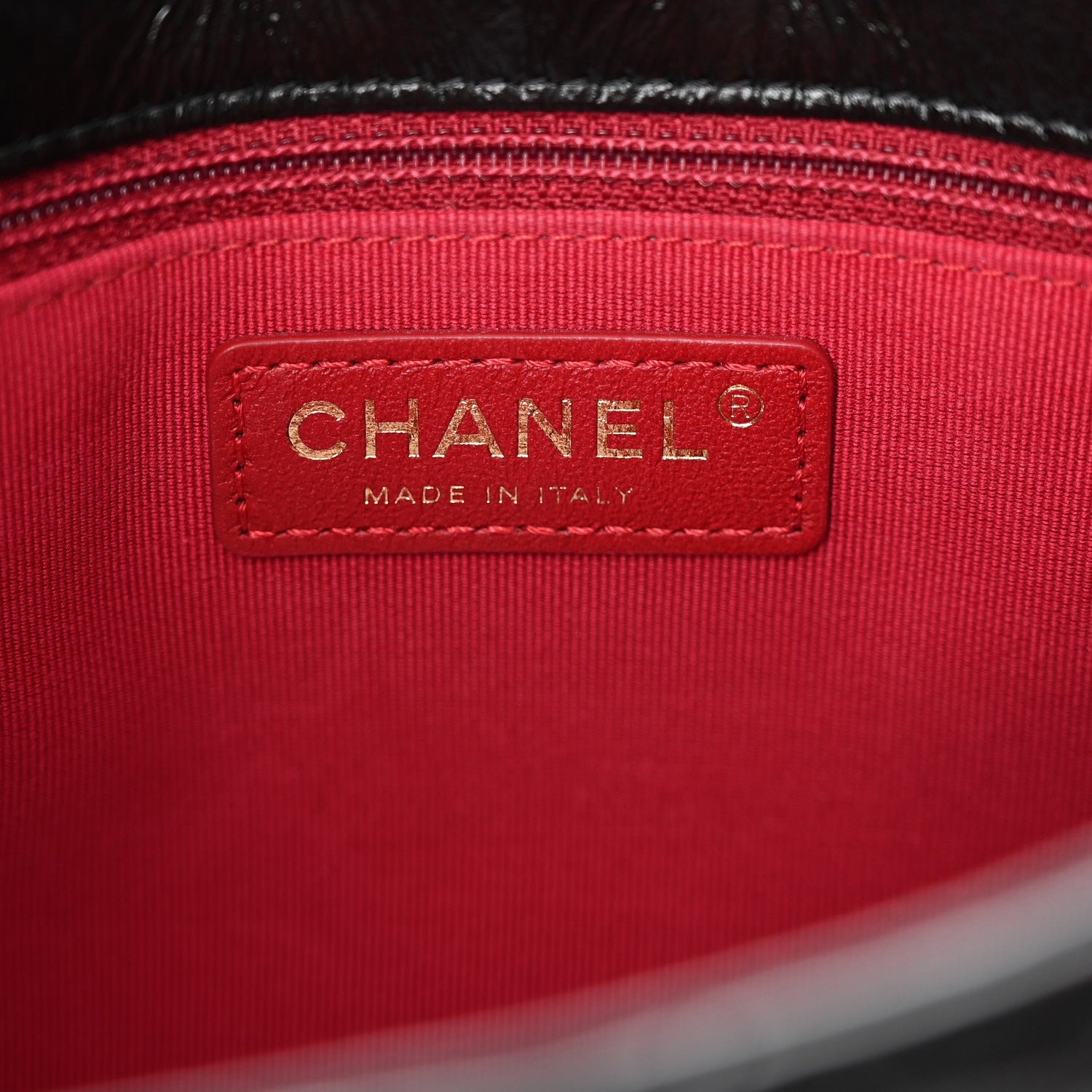 Chanel Shiny Crumpled Calfskin Quilted Wavy CC Hobo Black 6 of 10