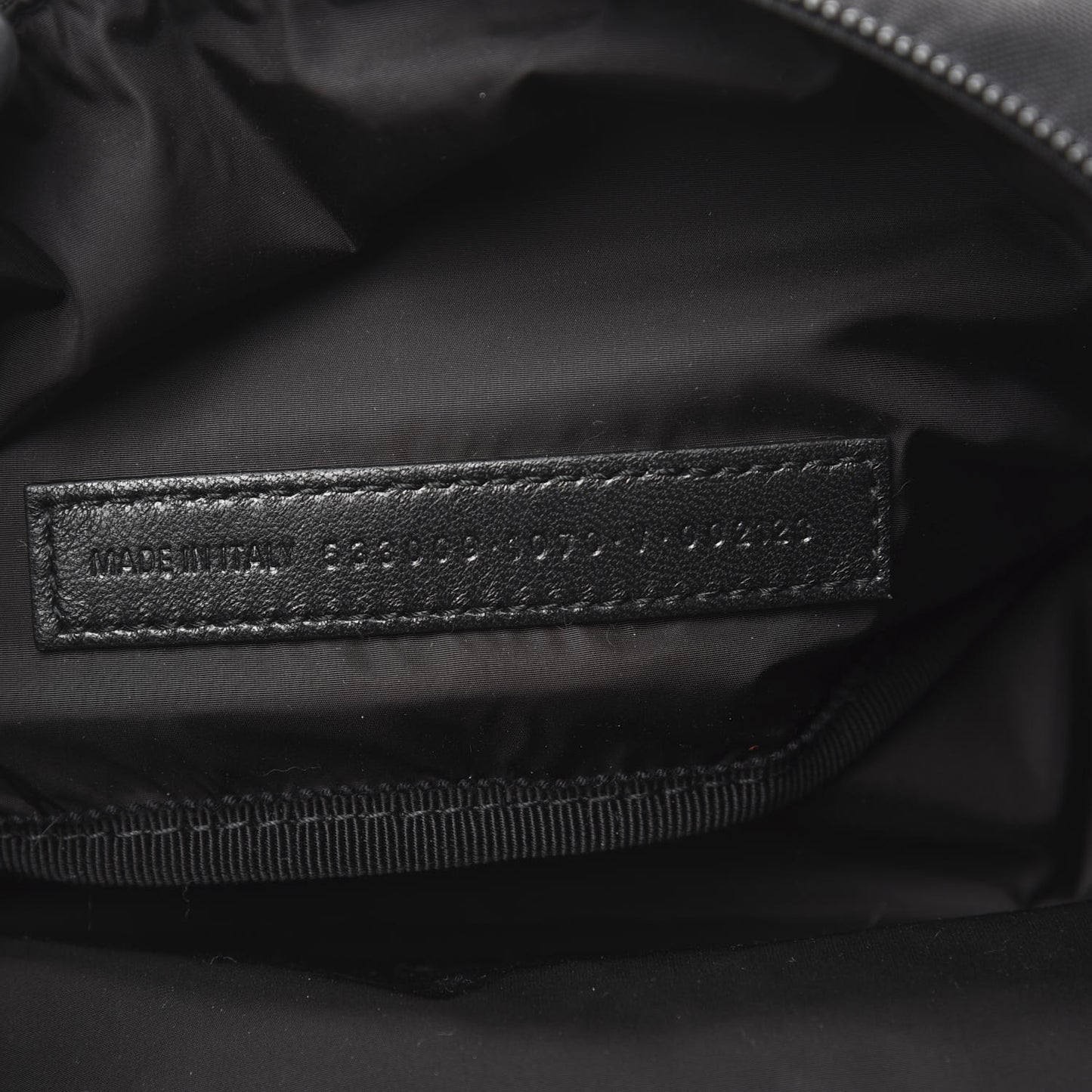Sport Nylon Logo Embroidered Wheel Beltpack Black