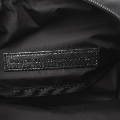 Balenciaga Sport Nylon Logo Embroidered Wheel Beltpack Black 6 of 9