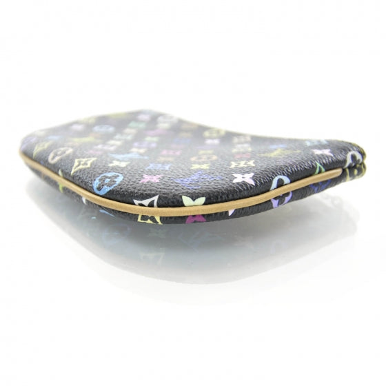 Monogram Multicolor Pochette PM Black