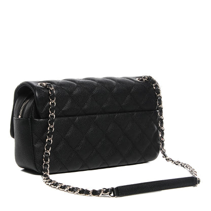 Chanel Caviar Quilted Medium Easy Flap Black 3 of 9