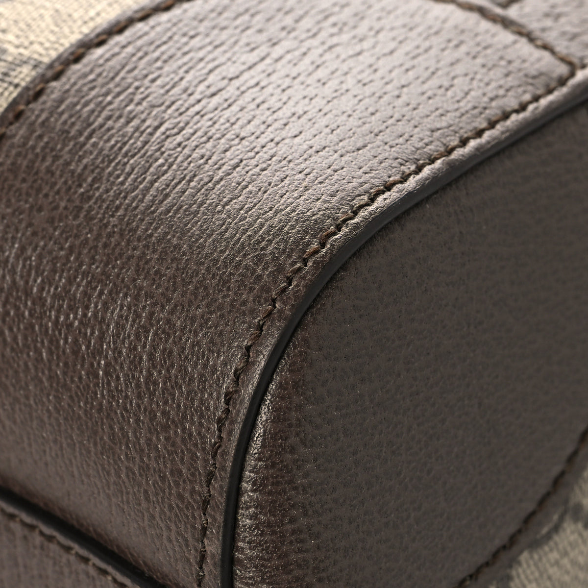 GG Supreme Monogram Textured Dollar Calfskin Web Medium Savoy Duffle Bag Beige Ebony New Acero