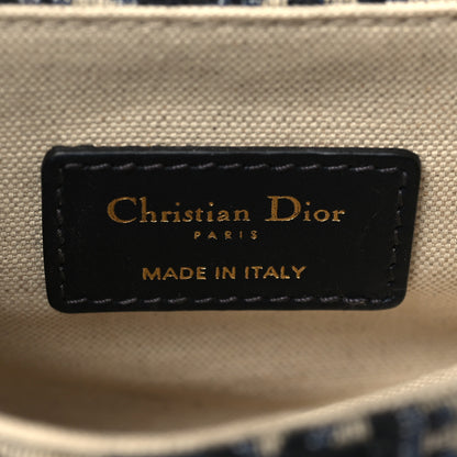 Christian Dior Oblique Mini Saddle Bag Blue 6 of 9