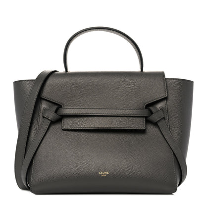Celine Grained Calfskin Micro Belt Bag Grey 1 of 9