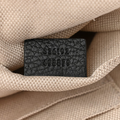 Gucci Pebbled Calfskin Soho Chain Backpack Black 7 of 10