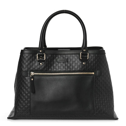 Gucci Soft Microguccissima Medium Tote Black 1 of 9