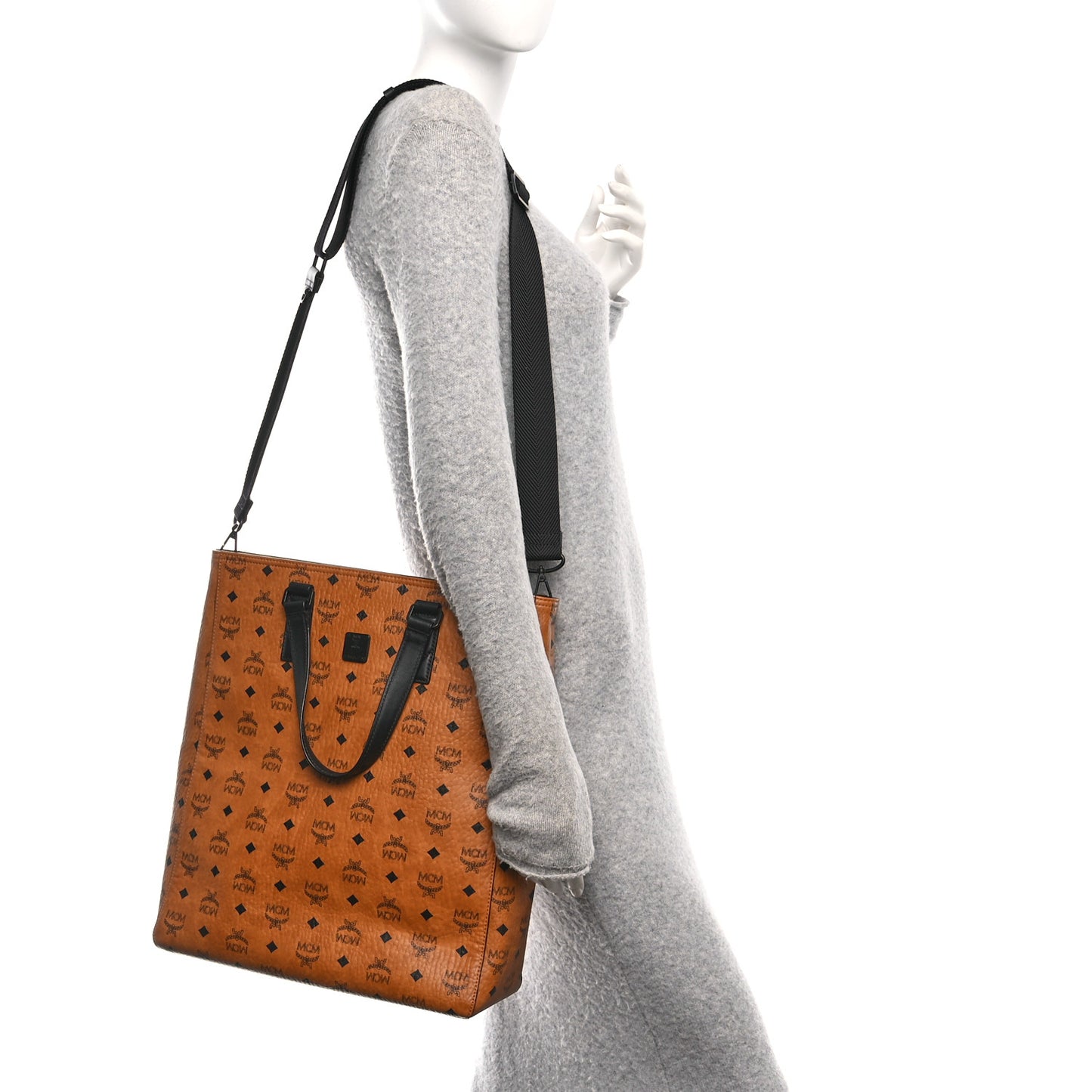Visetos Klassik Tote Cognac Black