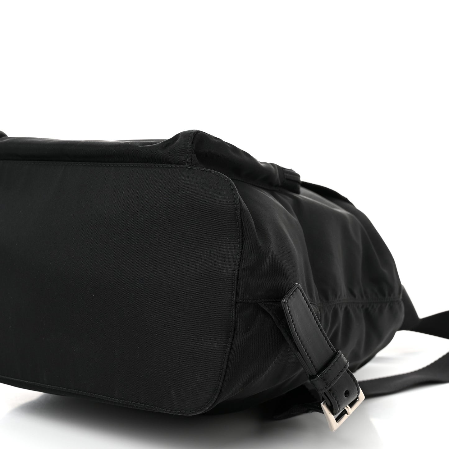 Tessuto Nylon Vela Cinch Backpack Black