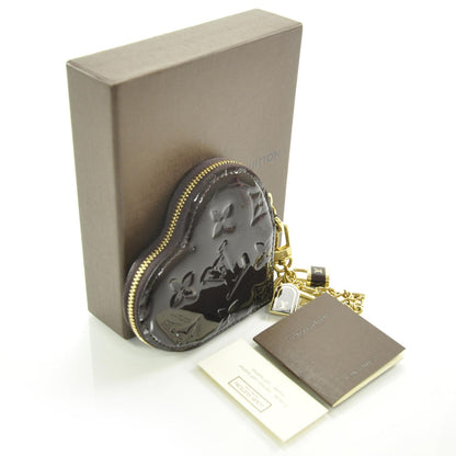 Louis Vuitton Vernis Coeur Heart Coin Purse Amarante 3 of 8