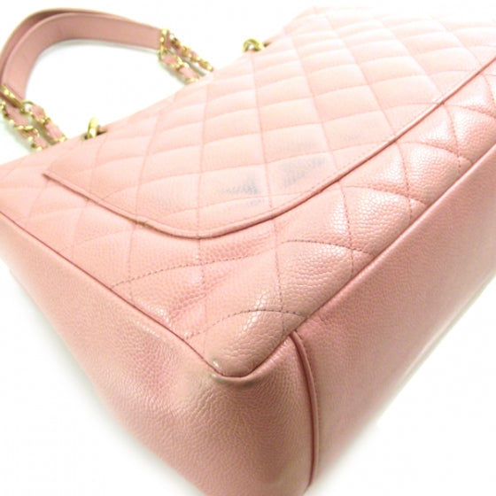 Chanel Caviar Grand Shopping Tote GST Pink 5 of 11