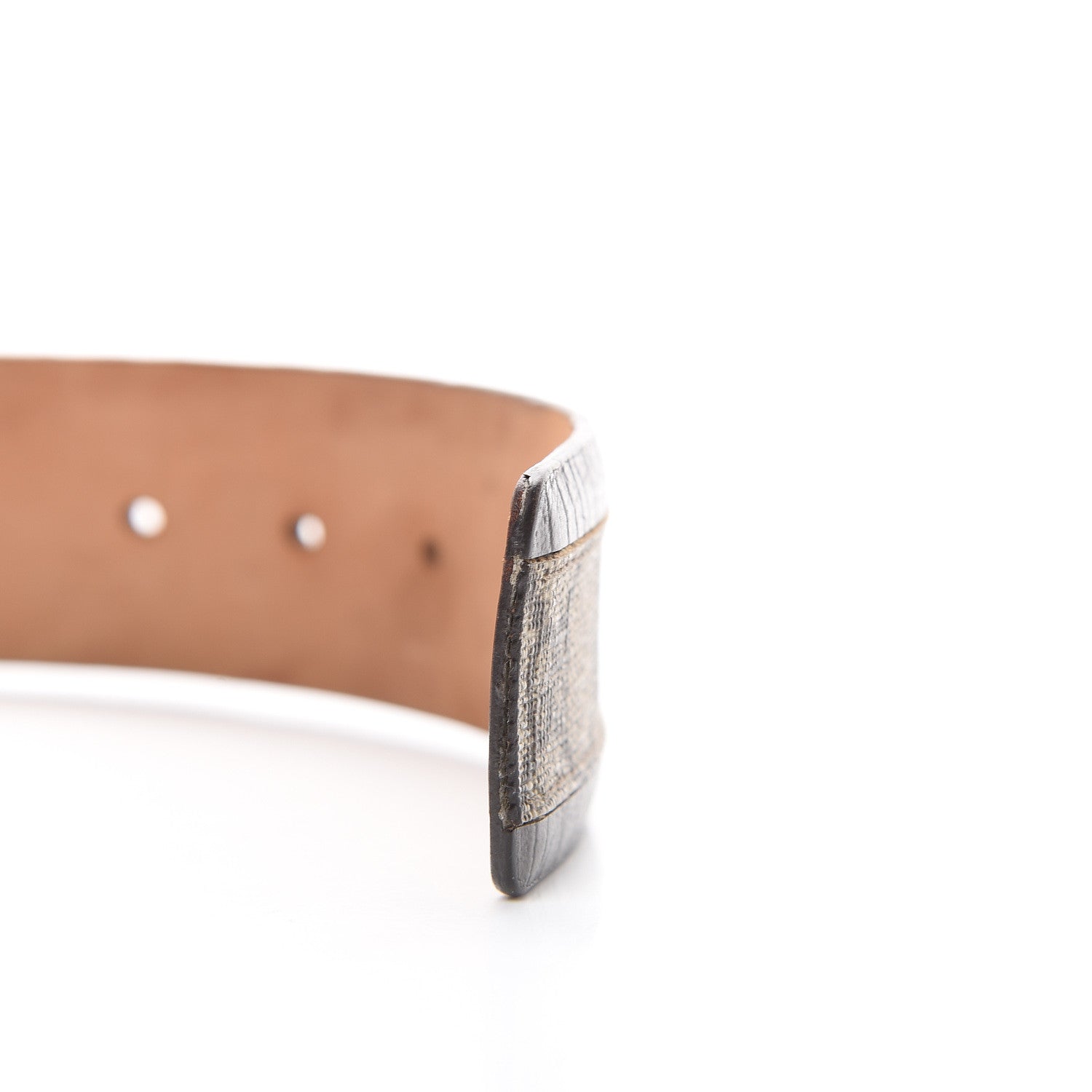 Gucci GG Supreme Monogram Niagara Lux Calfskin Interlocking G 40mm Belt 90 36 Beige Ebony Cocoa 8 of 9