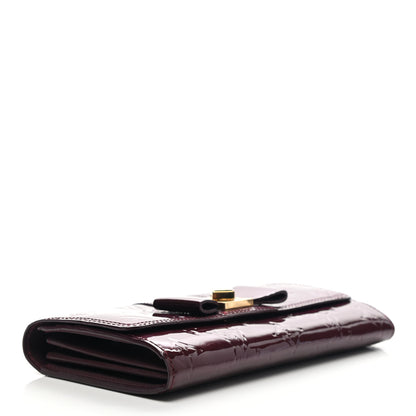 Louis Vuitton Vernis Sarah Noeud Wallet Rouge Fauviste 4 of 9