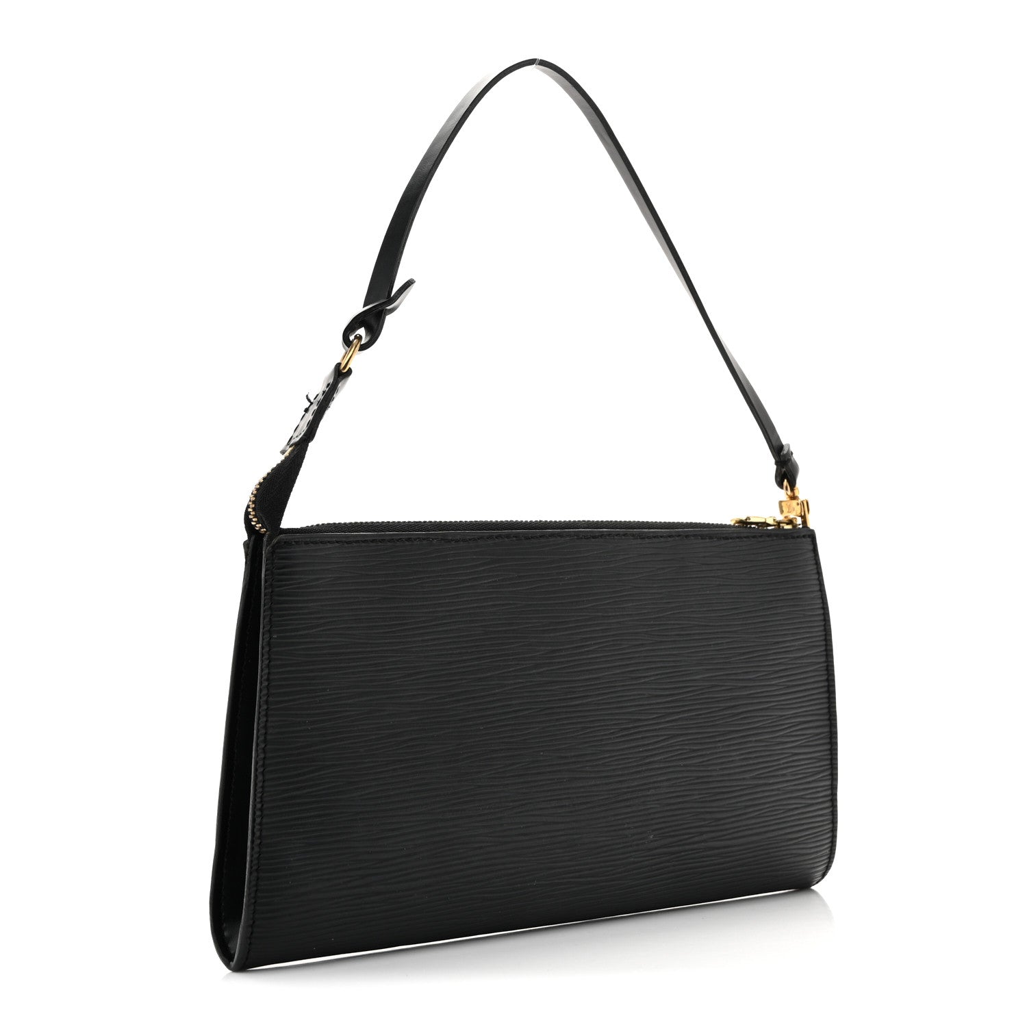 Louis Vuitton Epi Pochette Accessories 24 Black 3 of 13