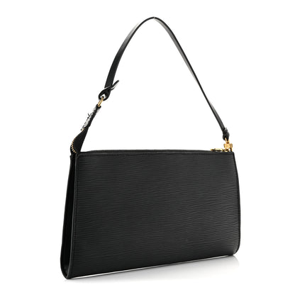 Louis Vuitton Epi Pochette Accessories 24 Black 3 of 13