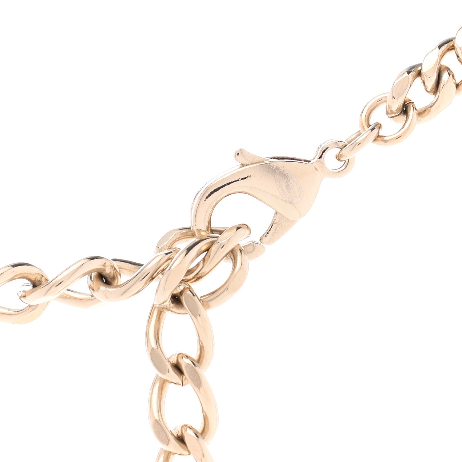 Chanel Resin Crystal CC No 5 Perfume Bottle Necklace 5 of 6