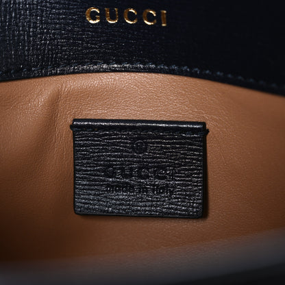 Gucci Casy Wool Azalea Calfskin Mini Horsebit 1955 Shoulder Bag Blue China 6 of 10