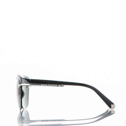 Louis Vuitton Violet Sunglasses Z0294W Black Glitter 3 of 7