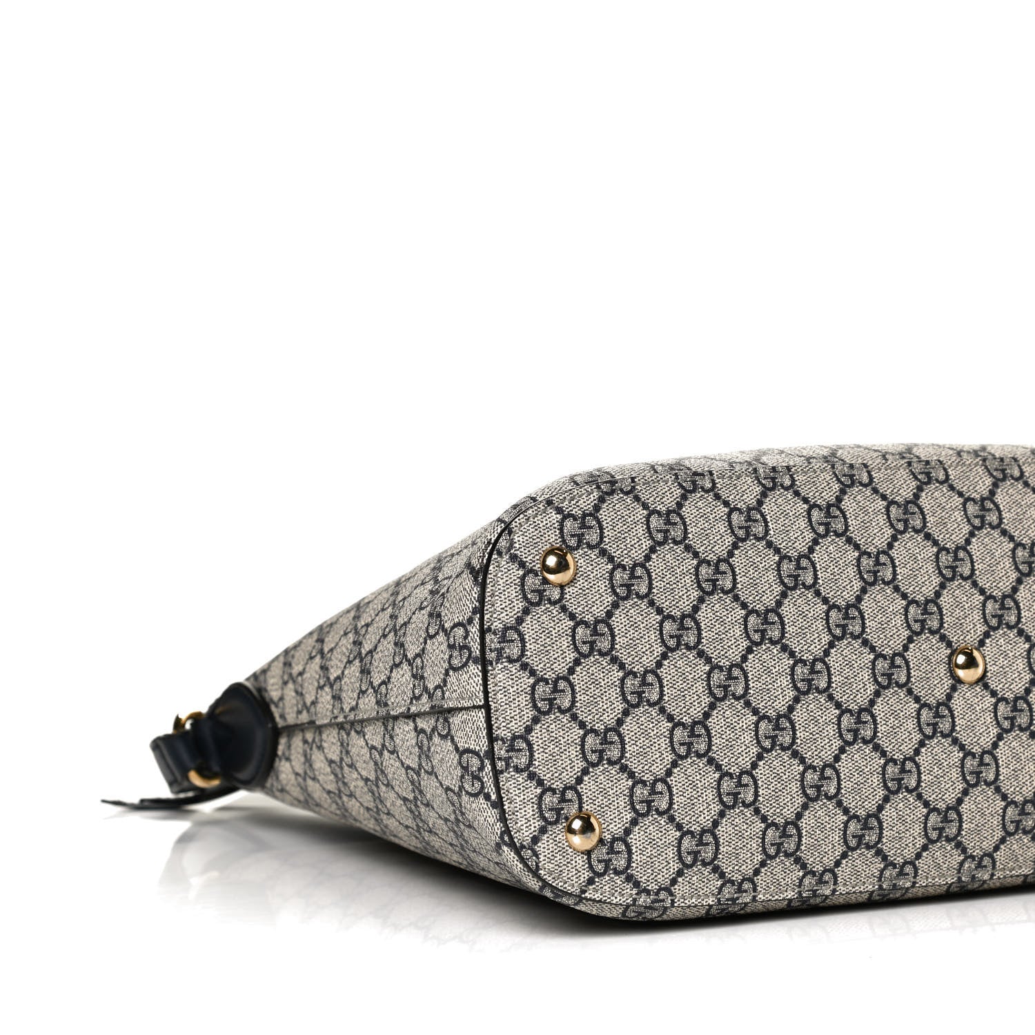 Gucci GG Supreme Monogram Linea A Hobo Navy 8 of 12