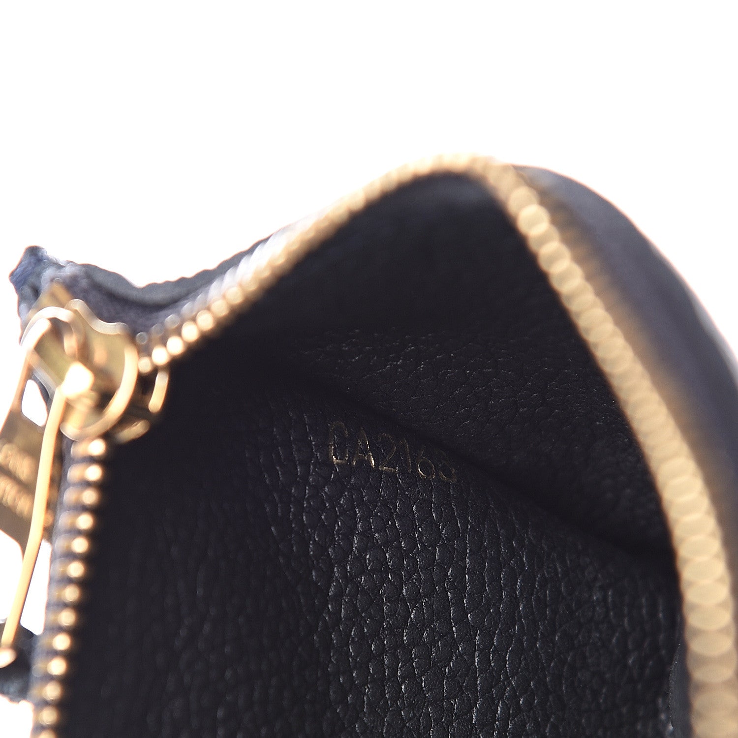 Louis Vuitton Empreinte Felicie Chain Wallet Zippered Insert Black 6 of 8