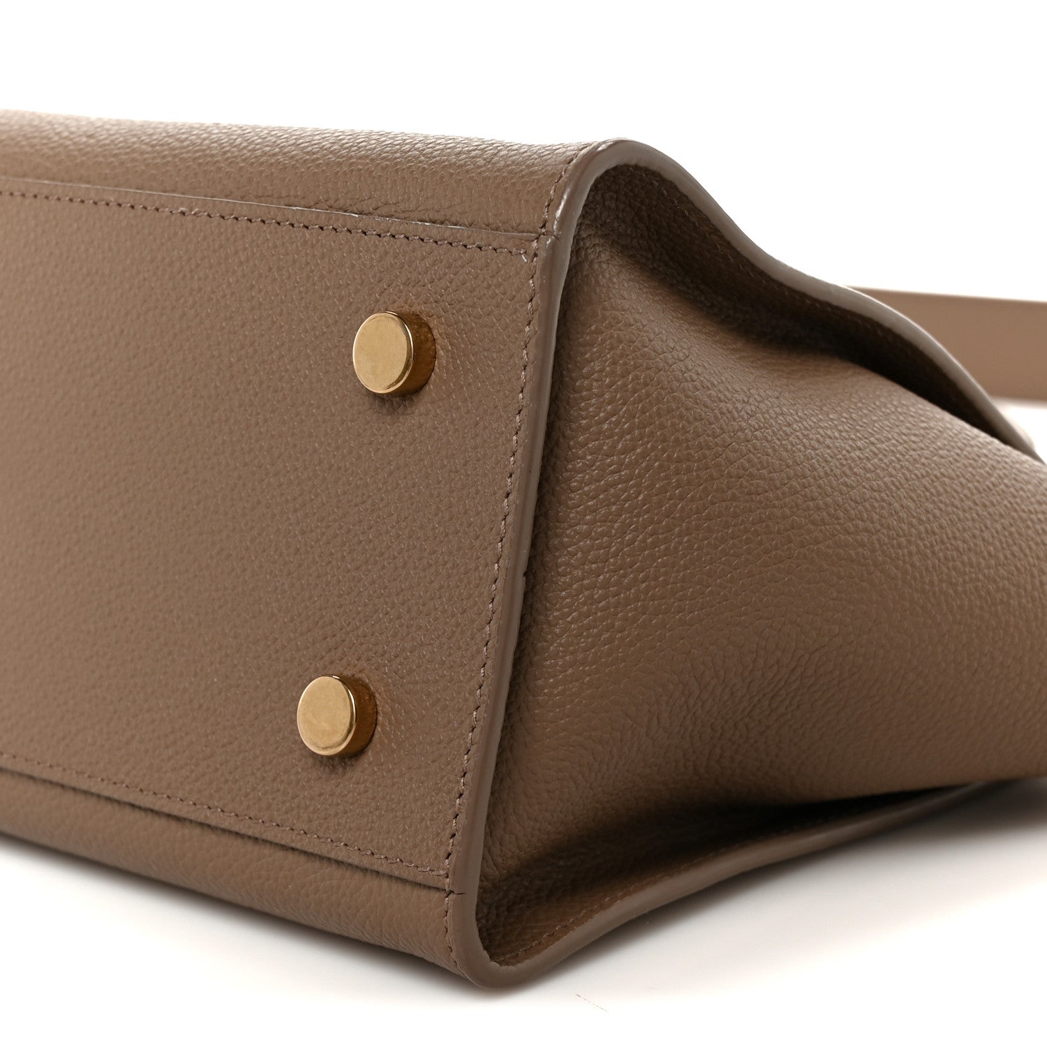 Saint Laurent Calfskin Baby Monogram Downtown Cabas Beige 10 of 10