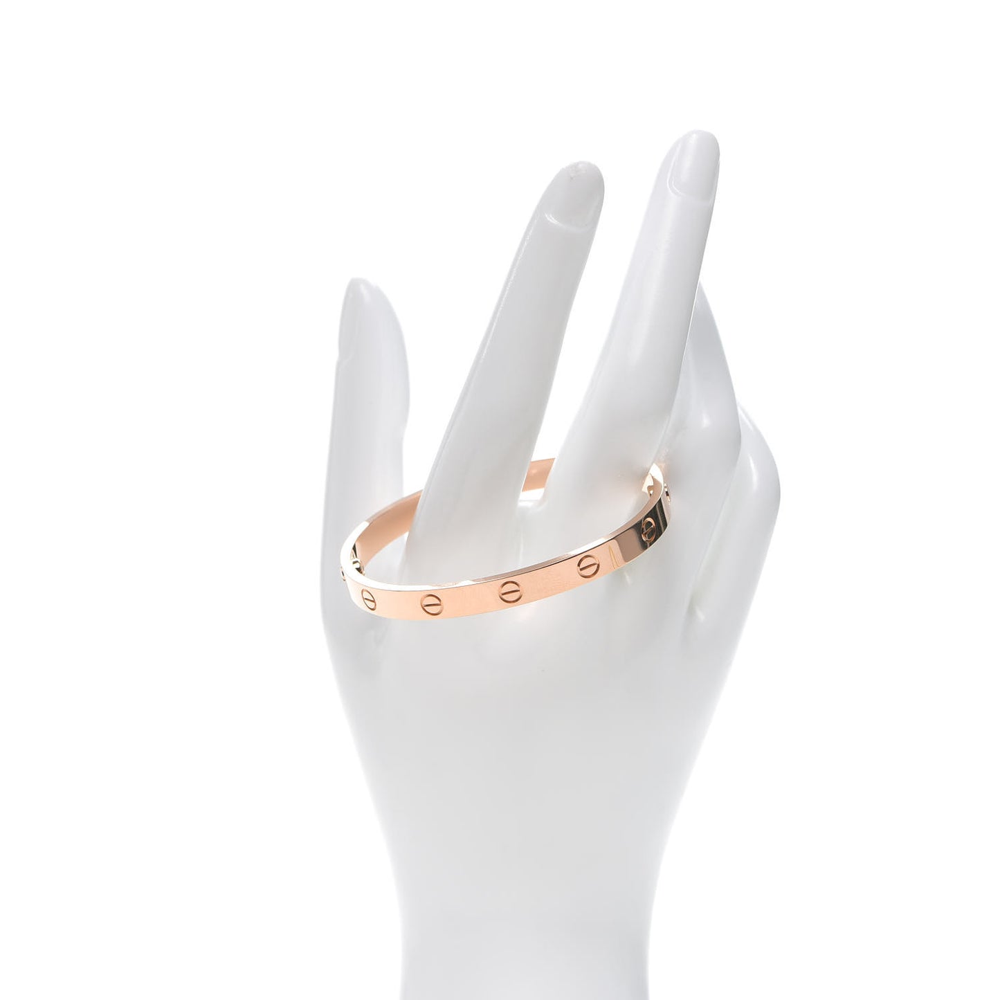 18K Pink Gold LOVE Bracelet 17