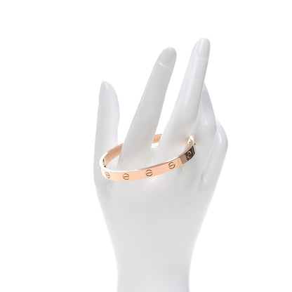 Cartier 18K Pink Gold LOVE Bracelet 17 2 of 7