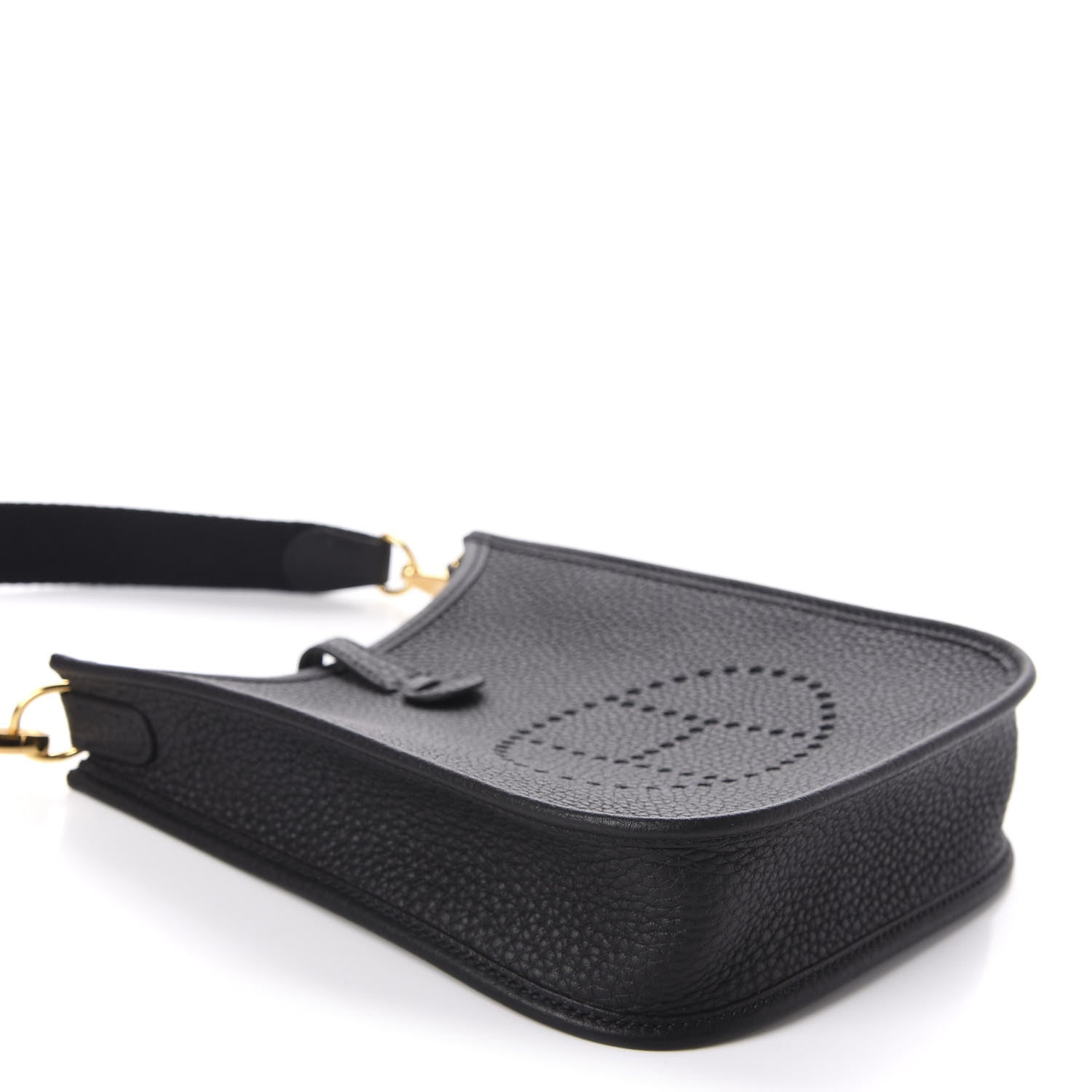 Hermes Taurillon Clemence Evelyne TPM Black 4 of 10