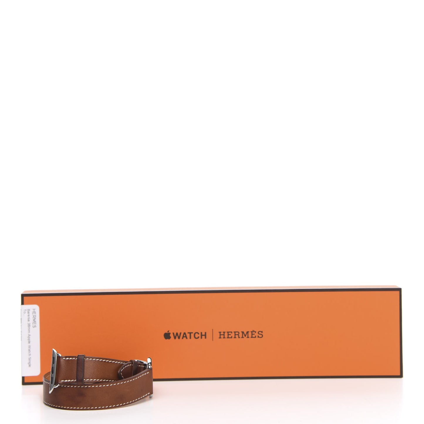 Barenia 38mm Apple Watch Double Tour Band Fauve