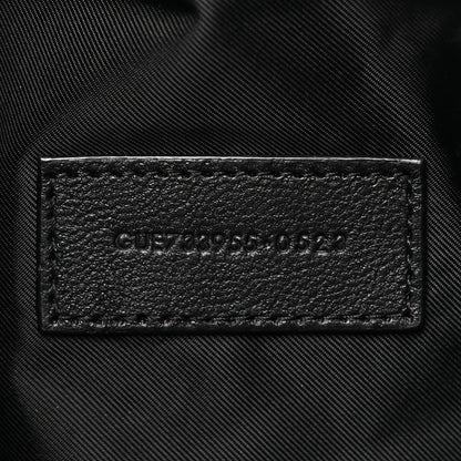Saint Laurent Lambskin Quilted Gaby Cosmetic Pouch Black 6 of 11