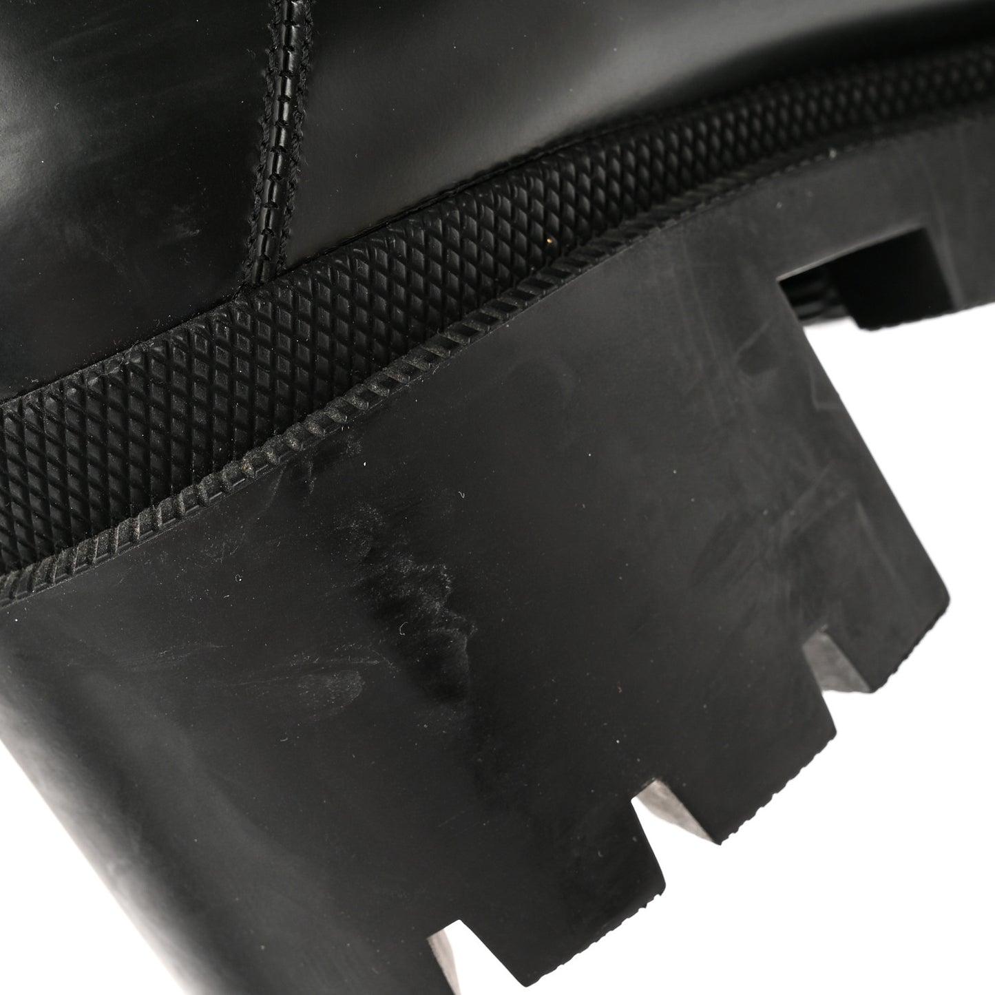Calfskin Sylvie Web Lace Up Combat Boots 41.5 Black