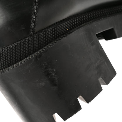 Gucci Calfskin Sylvie Web Lace Up Combat Boots 41.5 Black 13 of 14