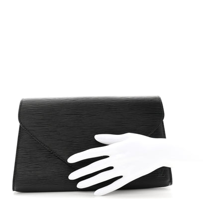 Louis Vuitton Epi Art Deco Clutch Black 2 of 8