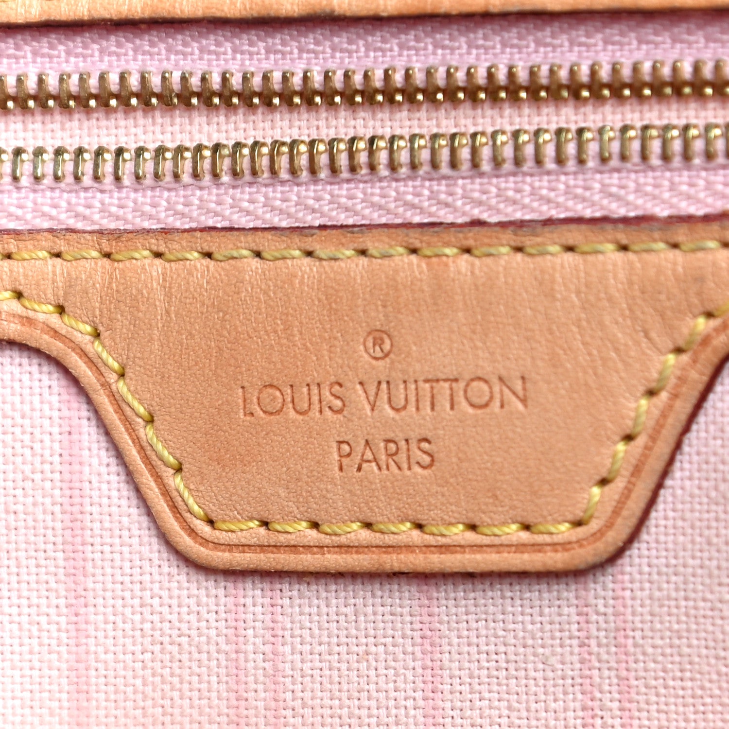 Louis Vuitton Damier Azur Delightful MM Rose Ballerine 6 of 15